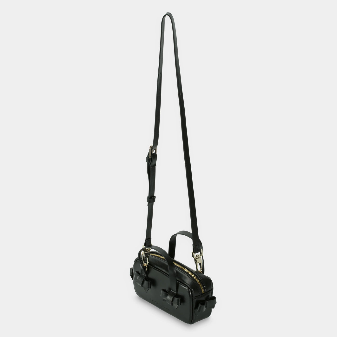 Banhmi Bag with Bow Black