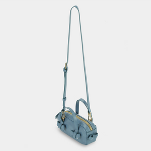 Banhmi Bag with Bow Blue