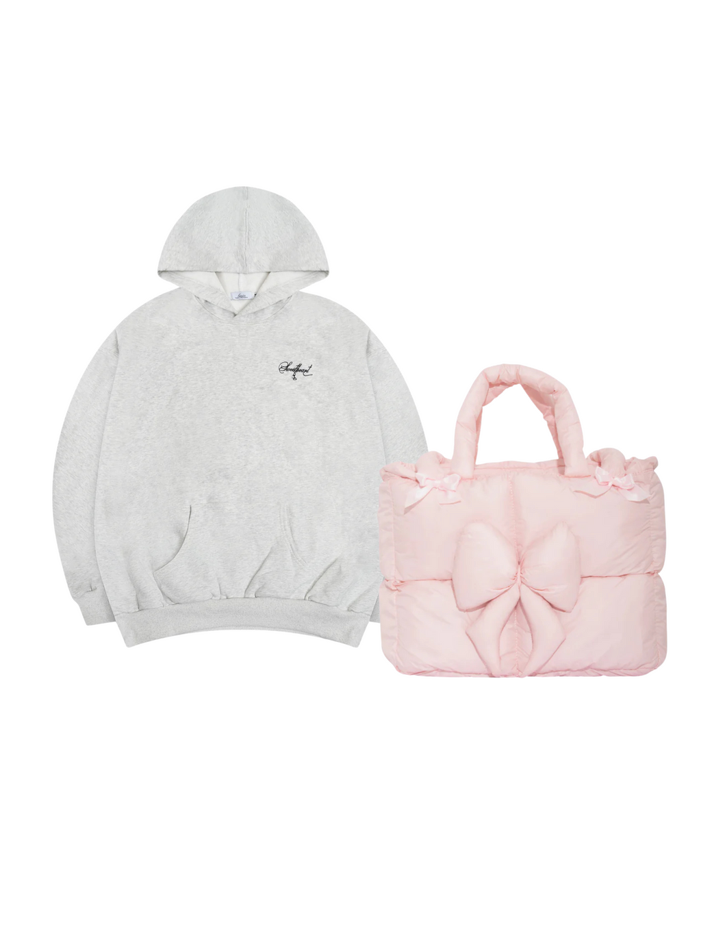 SALE BUNDLE: Sweetheart Hoodie & Pink Pillow Bag
