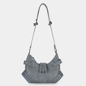 2-Face Size S Bag Blue Cement