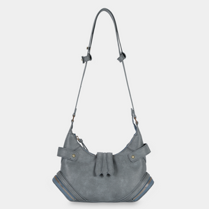 2-Face Size M Bag Blue Cement