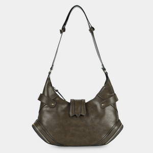 2-Face Size M Bag Dark Beige