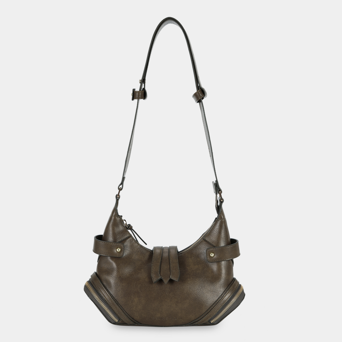 2-Face Size S Bag Dark Beige
