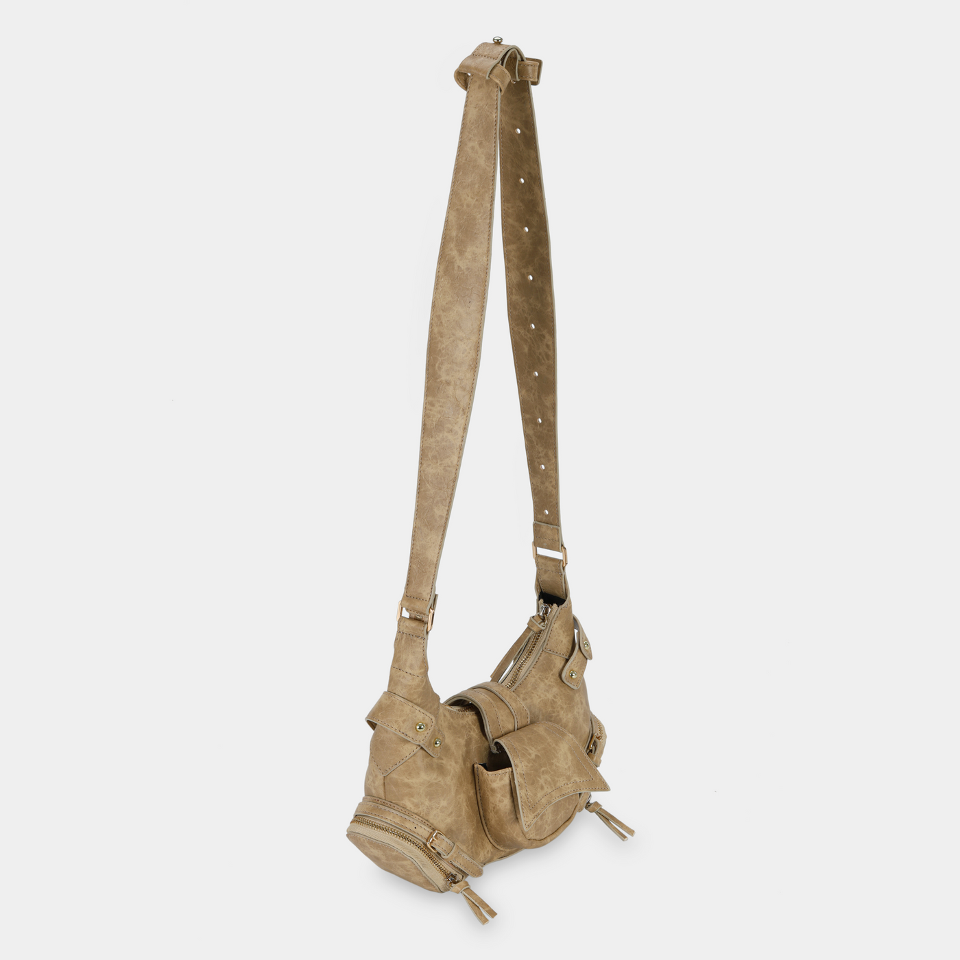 2-Face Size S Bag Sand Beige