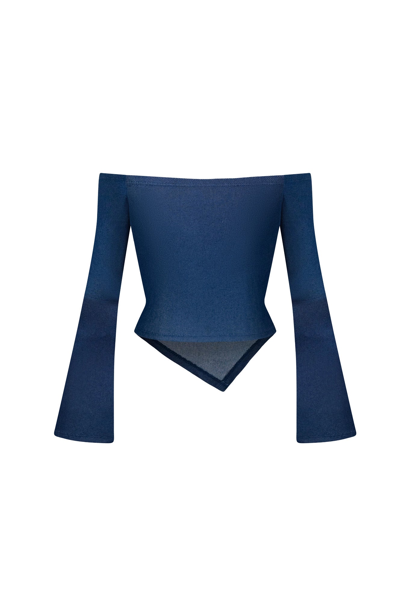 Diana ⭑ Denim Flared Top