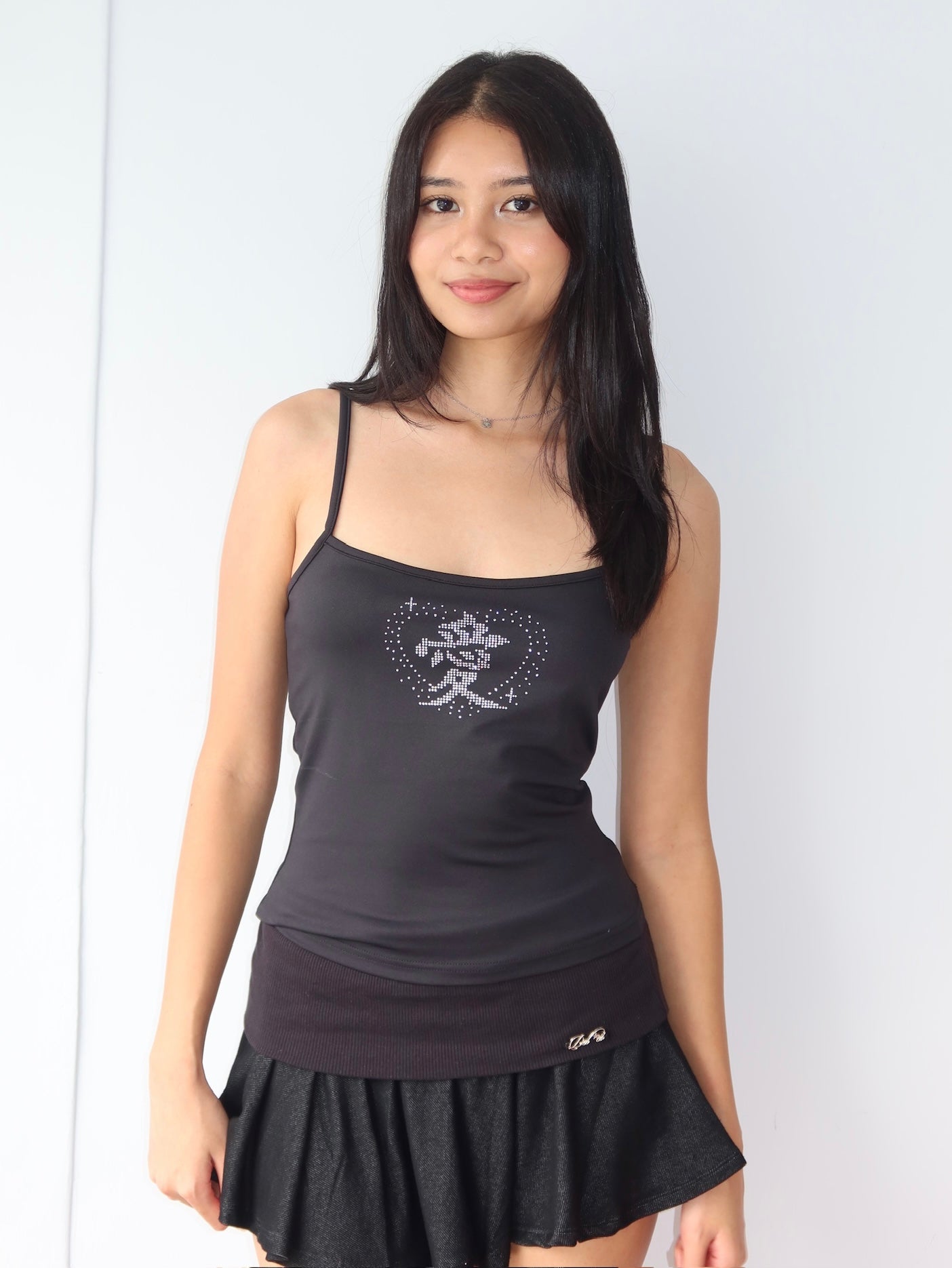 Lovesick 爱 Tank Top - Black