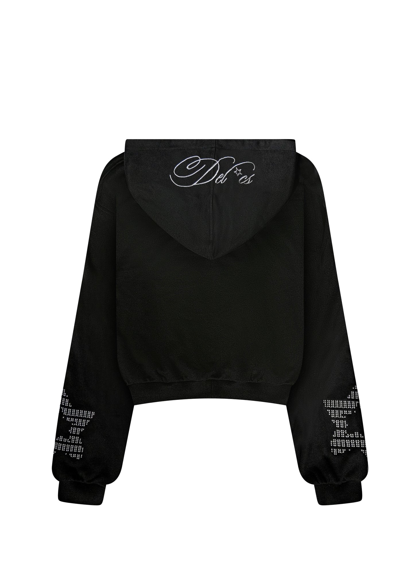 Star Student Zip-Up Hoodie (Black)