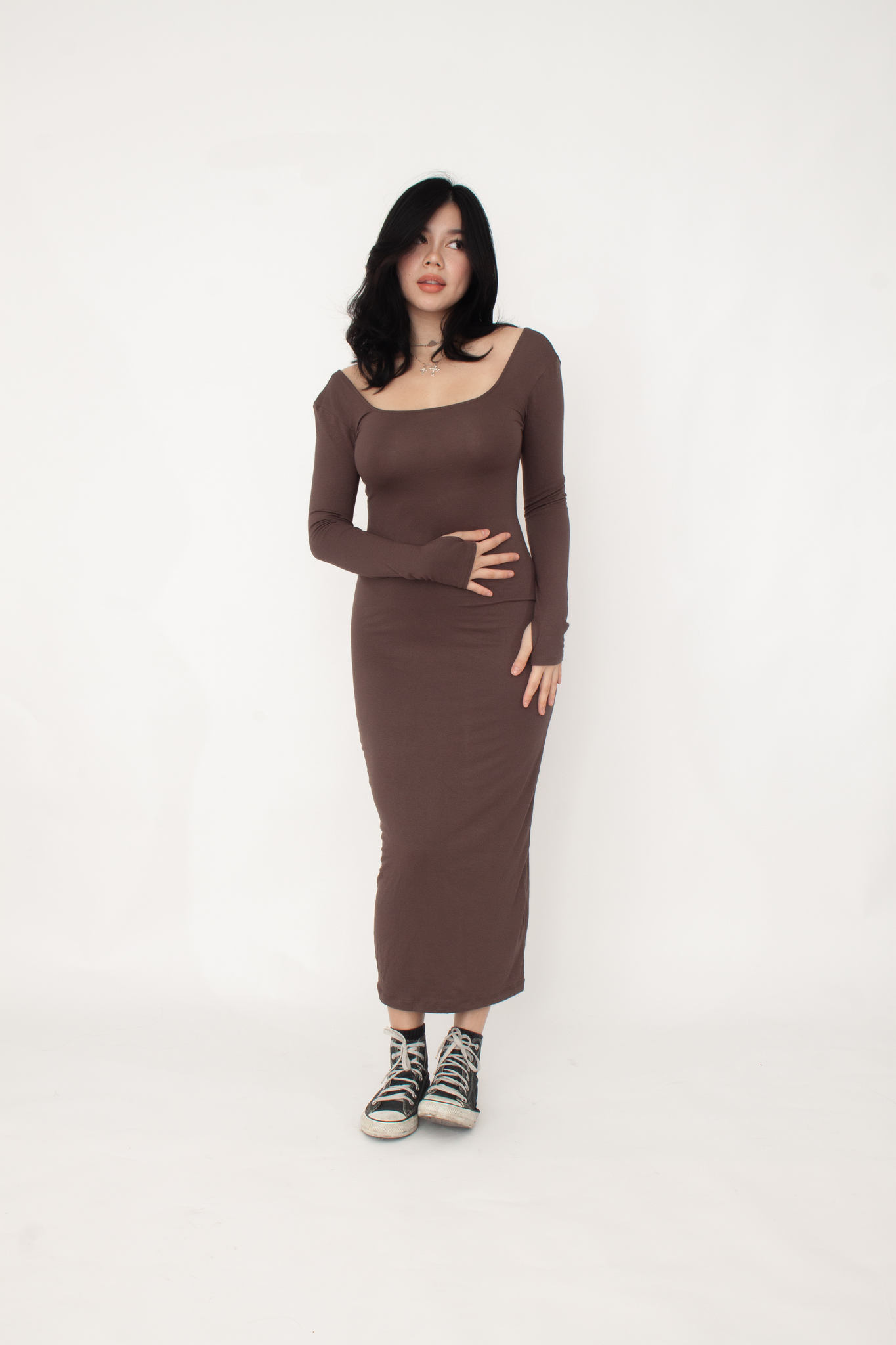 MAXI BELLA IN DARK MOCHA (M-L)