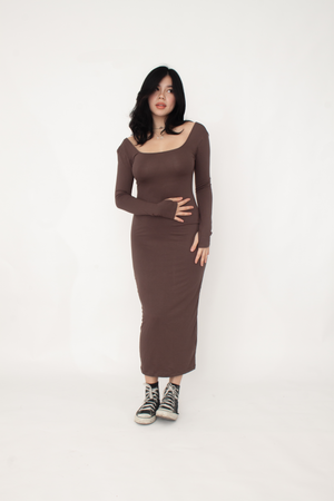 MAXI BELLA IN DARK MOCHA (M-L)