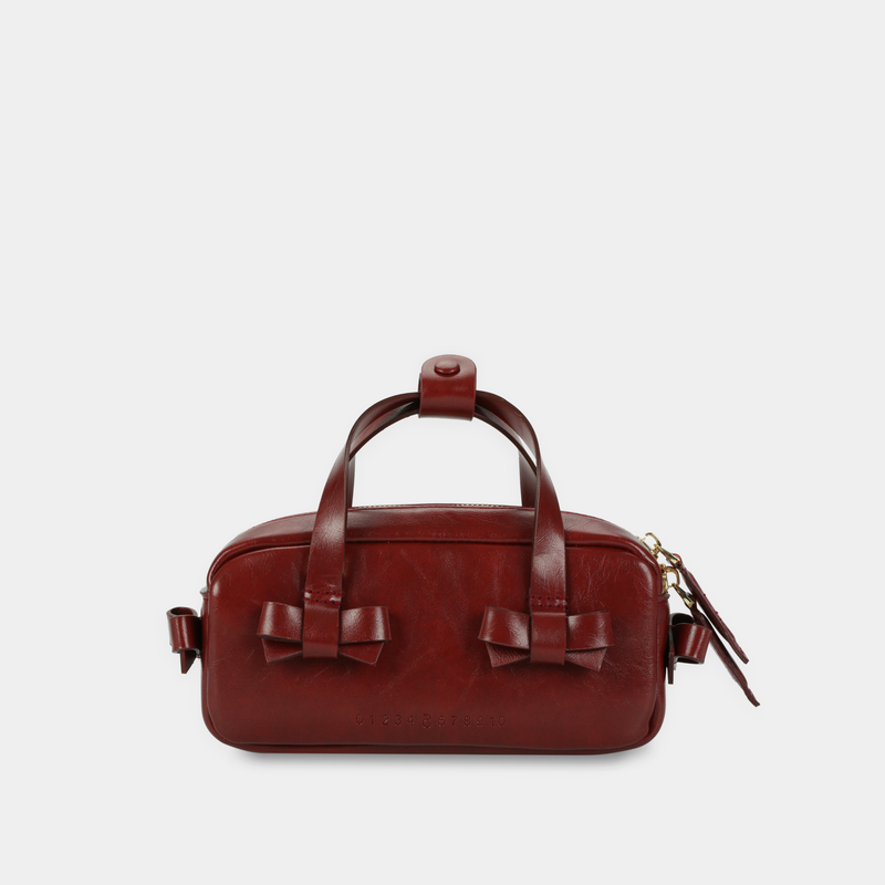 Banhmi Bag with Bow Red