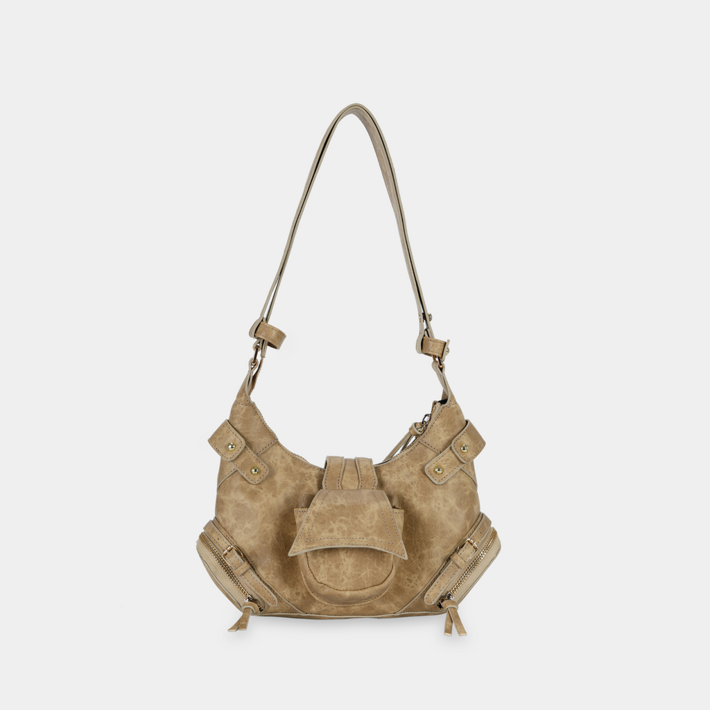 2-Face Size S Bag Sand Beige