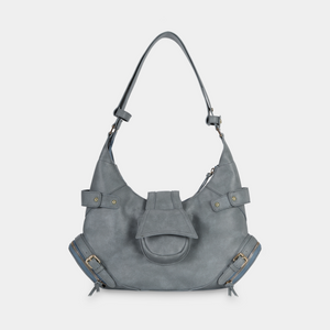 2-Face Size M Bag Blue Cement