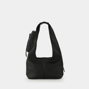 C2-Pocket Hobo Bag (Size M) Black