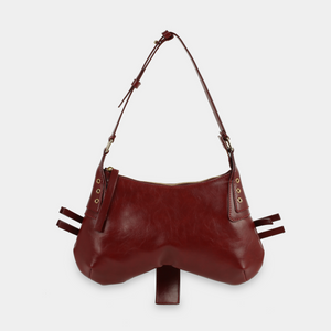 Butterfly HandBag Dark Red